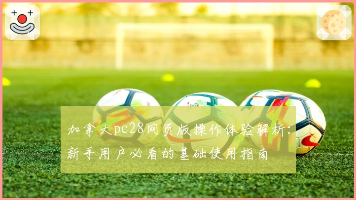 加拿大pc28网页版操作体验解析：新手用户必看的基础使用指南